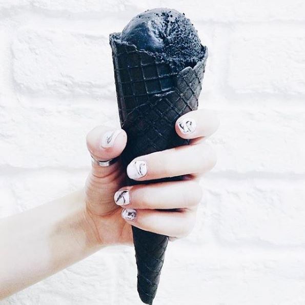 ice cream carbon black ice cream